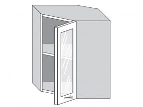 1.60.3у Шкаф настенный (h=720) угловой на 600мм со стекл. дверцей в Ханты-Мансийске - hanty-mansijsk.магазин96.com | фото