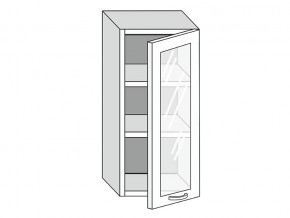 19.40.3 Шкаф настенный (h=913) на 400мм с 1-ой стекл. дверцей в Ханты-Мансийске - hanty-mansijsk.магазин96.com | фото