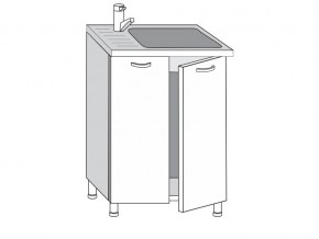 2.60.2мн Шкаф-стол на 600мм под накладную мойку с 2-мя дверцами в Ханты-Мансийске - hanty-mansijsk.магазин96.com | фото