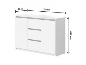 Комод с 3-мя ящиками и дверками СГ Модерн в Ханты-Мансийске - hanty-mansijsk.магазин96.com | фото