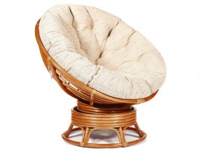 Кресло-качалка Papasan w 23/01 B с подушкой Cognac, ткань Старт в Ханты-Мансийске - hanty-mansijsk.магазин96.com | фото