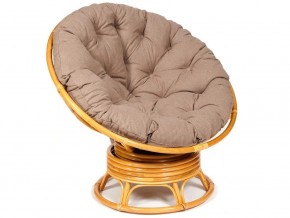 Кресло-качалка Papasan w 23/01 B с подушкой Honey, экошерсть Коричневый в Ханты-Мансийске - hanty-mansijsk.магазин96.com | фото