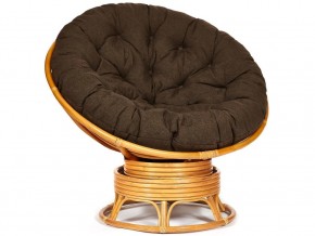 Кресло-качалка Papasan w 23/01 B с подушкой Honey, ткань Коричневый в Ханты-Мансийске - hanty-mansijsk.магазин96.com | фото