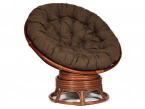 Кресло-качалка Papasan w 23/01 B с подушкой Pecan, ткань Коричневый в Ханты-Мансийске - hanty-mansijsk.магазин96.com | фото