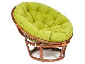 Кресло Papasan 23/01 W с подушкой Pecan, флок Олива в Ханты-Мансийске - hanty-mansijsk.магазин96.com | фото