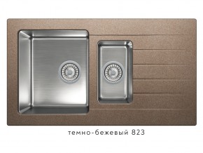 Мойка комбинированная Tolero twist TTS-890 Темно-бежевый 823 в Ханты-Мансийске - hanty-mansijsk.магазин96.com | фото