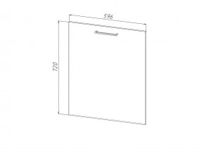 П 60 Комплект для посудомоечной машины 600 мм (цоколь + фасад) ЛДСП в Ханты-Мансийске - hanty-mansijsk.магазин96.com | фото