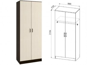 Шкаф 2 двери Ронда ШКР800.1 венге/дуб белфорт в Ханты-Мансийске - hanty-mansijsk.магазин96.com | фото